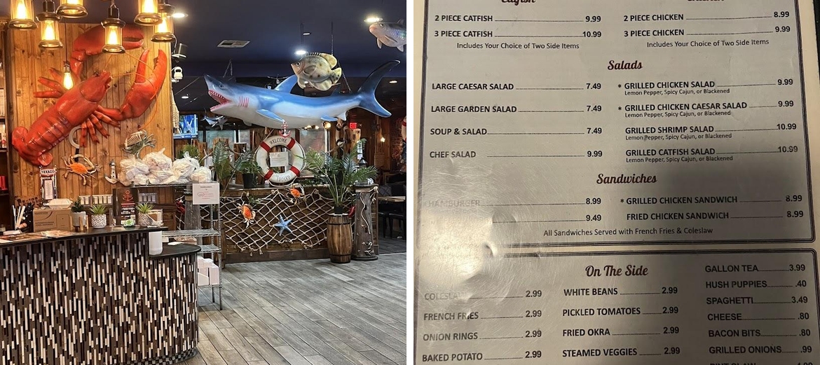 Catfish Galley Menu