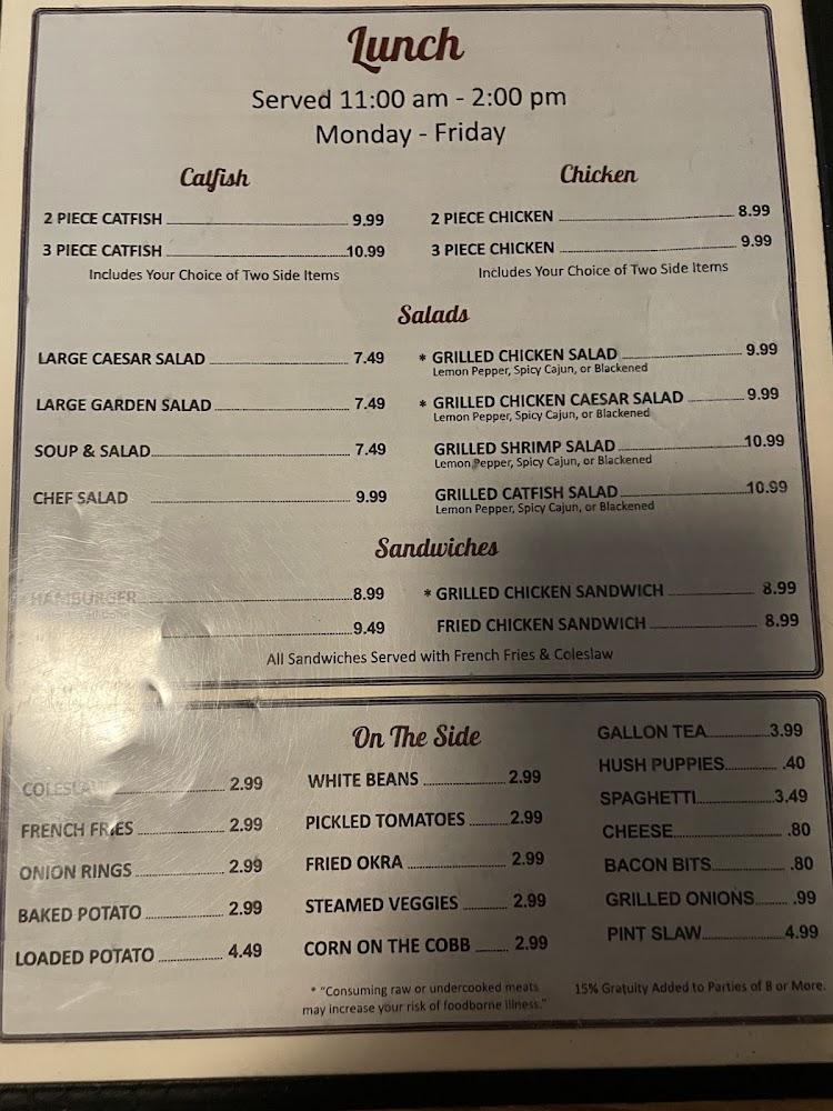 Catfish Galley Menu image 1